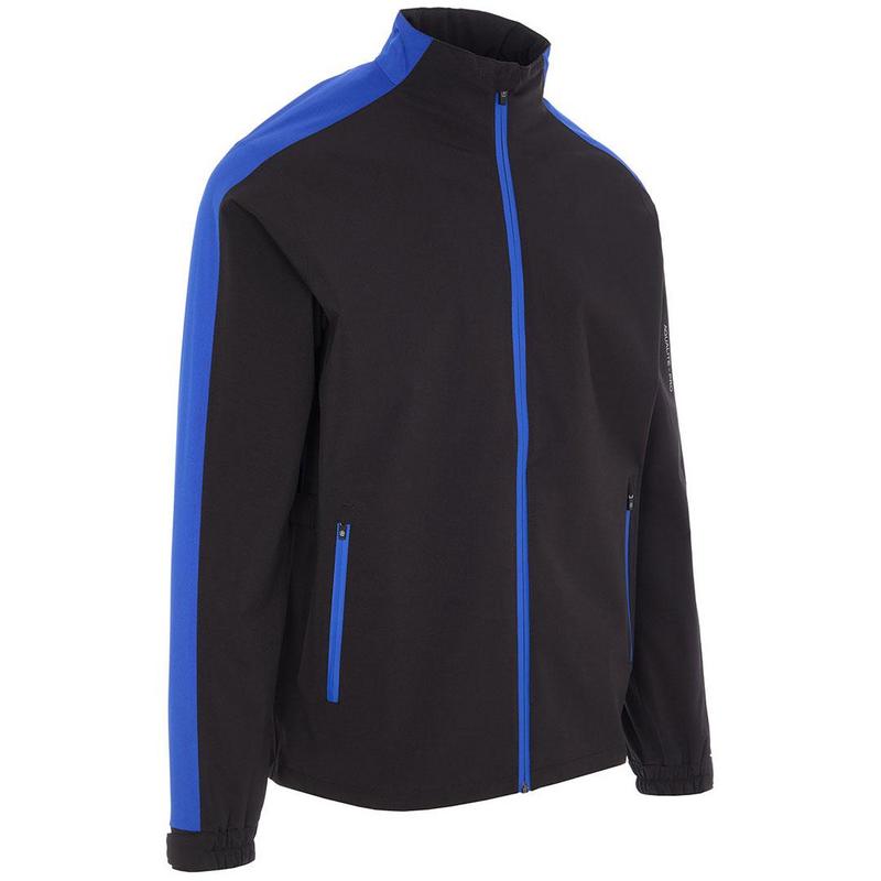 ProQuip Aqualite Pro Waterproof Golf Jacket - Black/Blue