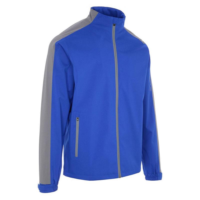ProQuip Aqualite Pro Waterproof Golf Jacket - Blue/Grey