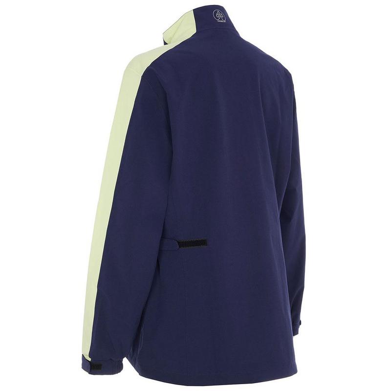 ProQuip Ladies Paige Waterproof Golf Jacket - Navy/Lime - main image