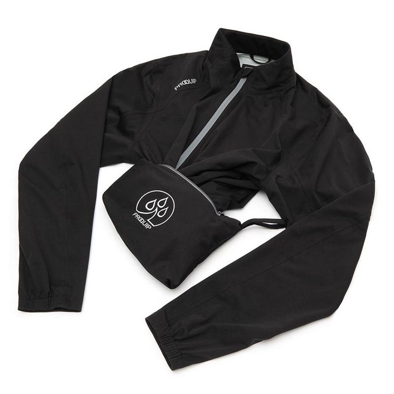 ProQuip ProPac-Lite Waterproof Golf Jacket - Black/Shade - main image
