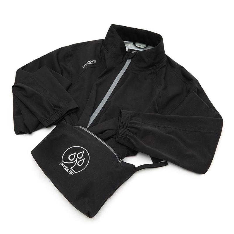 ProQuip ProPac-Lite Waterproof Golf Jacket - Black/Shade - main image