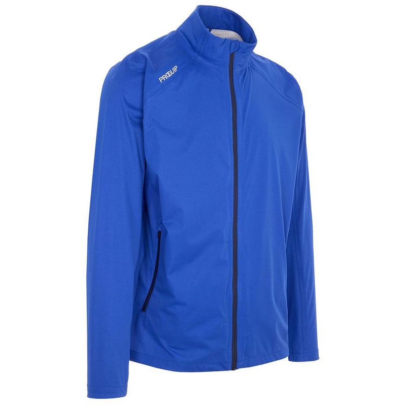 ProQuip ProPac-Lite Waterproof Golf Jacket - Blue/Navy