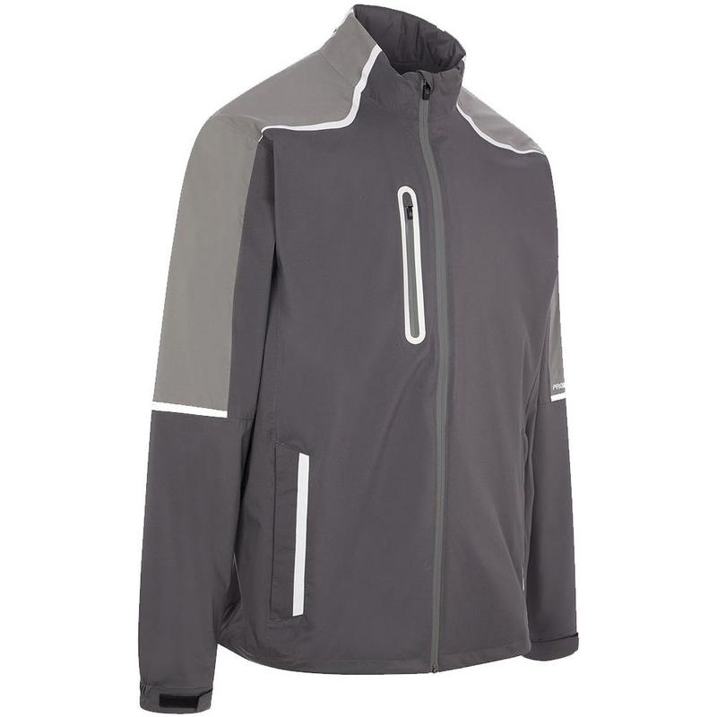 ProQuip PX8 Stormforce Waterproof Golf Jacket - Grey