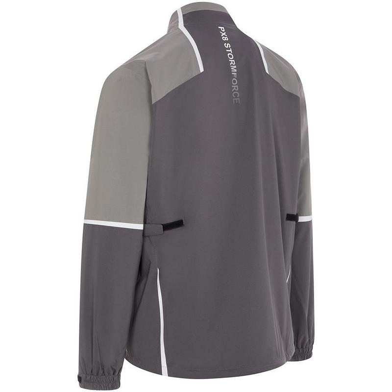ProQuip PX8 Stormforce Waterproof Golf Jacket - Grey - main image
