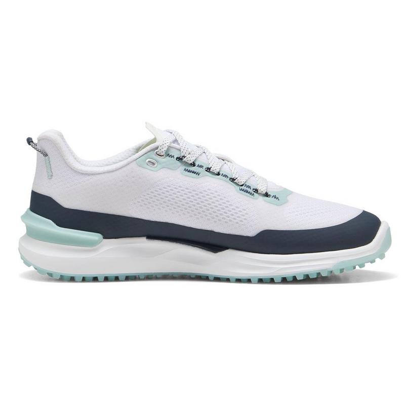 Puma Ignite Elevate X Golf Shoes - Puma White/Deep Navy/Modern Mint - main image