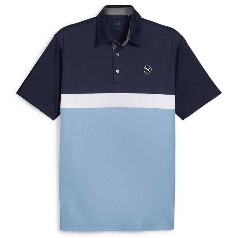 Puma Pure Colourblock Polo - Deep Navy - main image