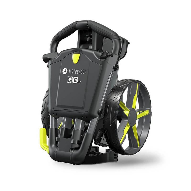 Motocaddy QB2 Push Golf Trolley - Lime - main image