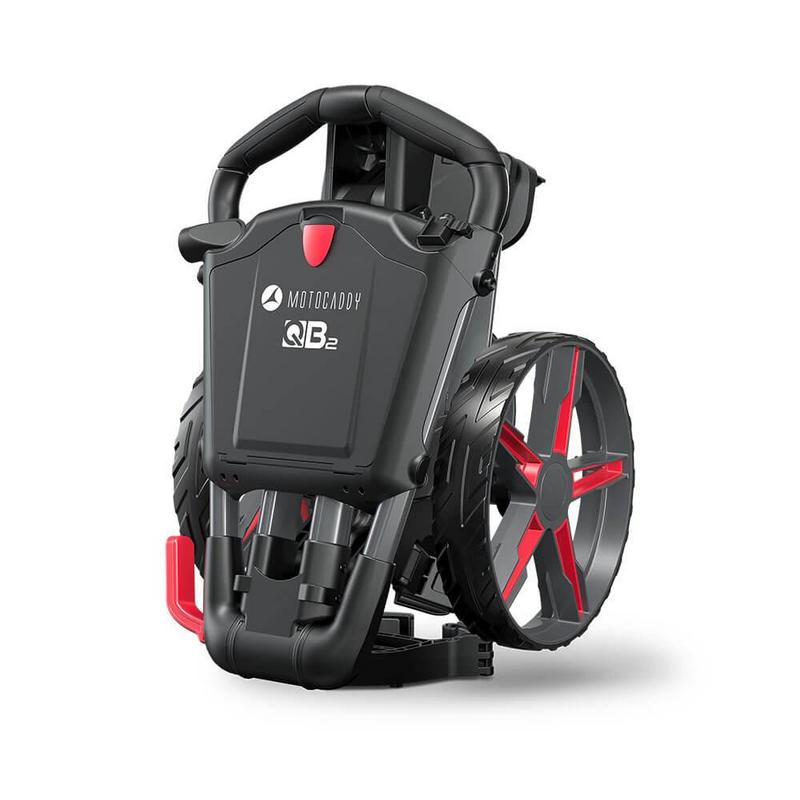 Motocaddy QB2 Push Golf Trolley - Red  - main image