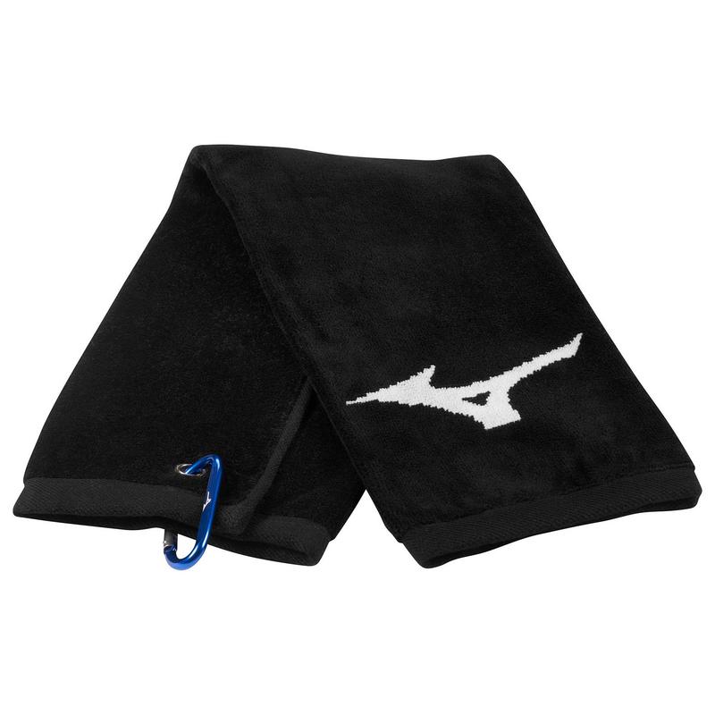 Mizuno RB Tri Fold Golf Towel - Black - main image