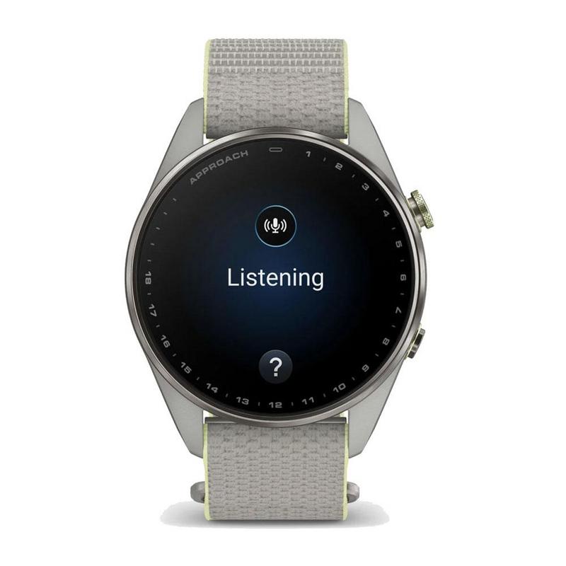 Garmin Approach S72 GPS Golf Smart Watch (47mm) - Silver/Citron - main image