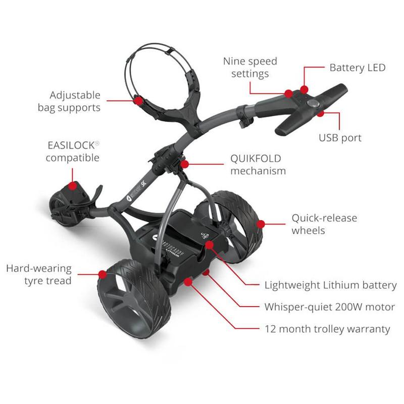 Motocaddy SE Electric Golf Trolley - Ultra Lithium - main image