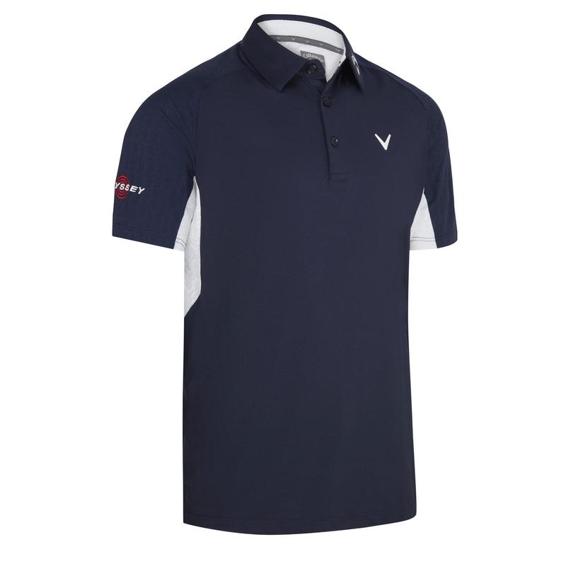 Callaway SS Odyssey Ventilated Golf Polo Shirt - Peacoat