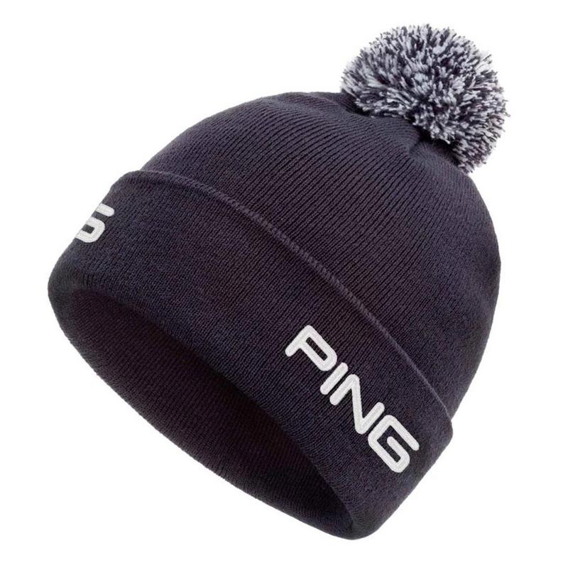 Ping SensorWarm Knit Bobble Hat - Navy - main image