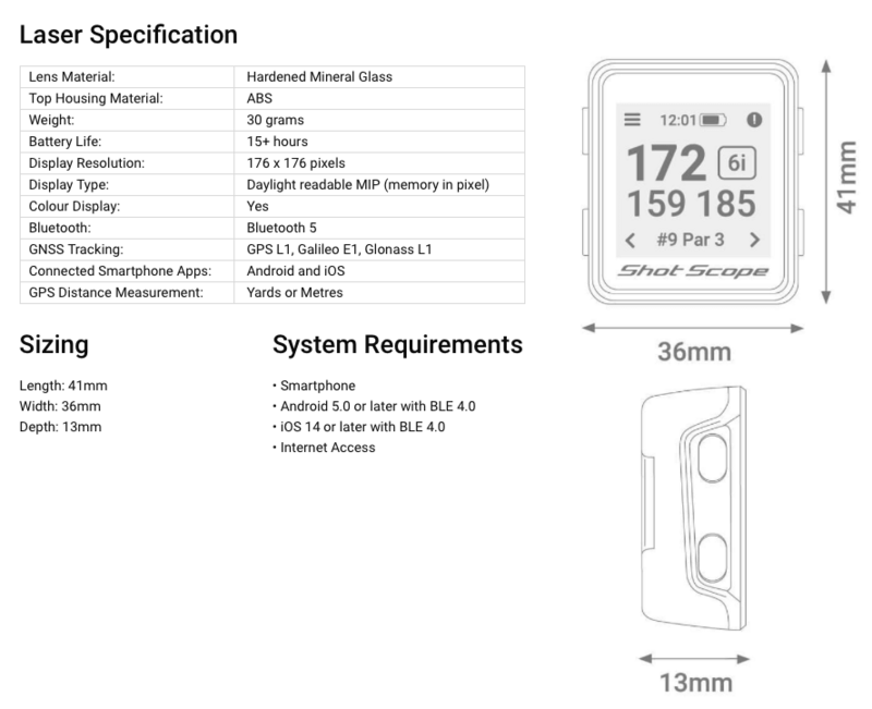 Shot Scope H4 Golf GPS Handheld Device - main image