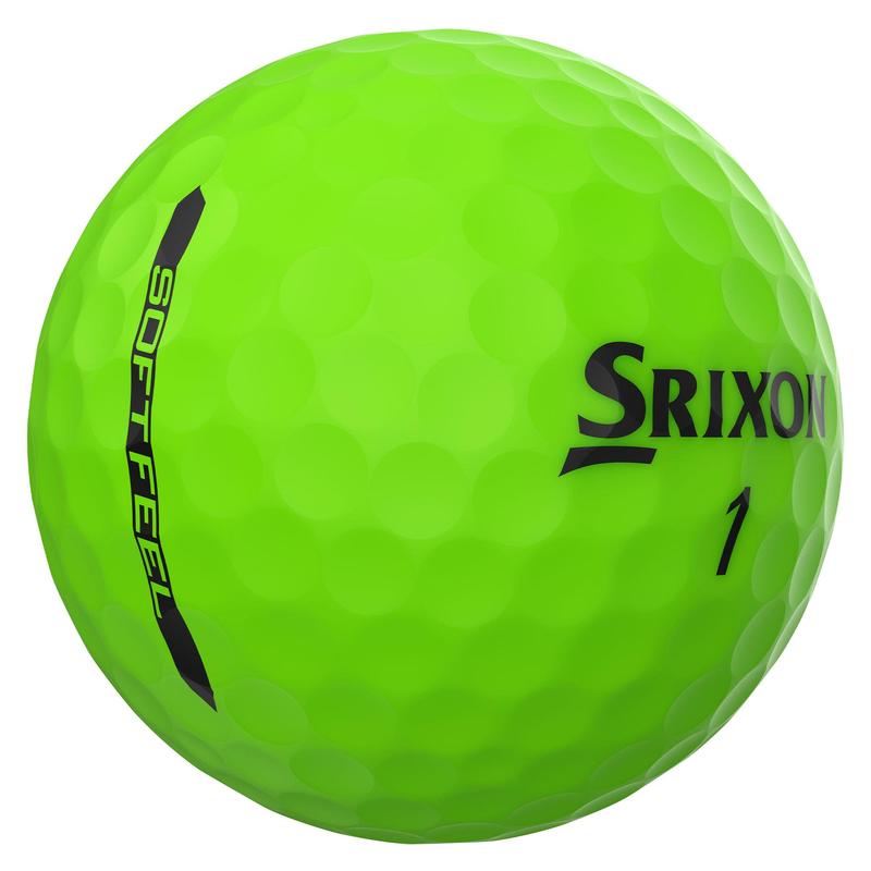 Srixon Soft Feel Brite Golf Balls 2024 - Green - main image