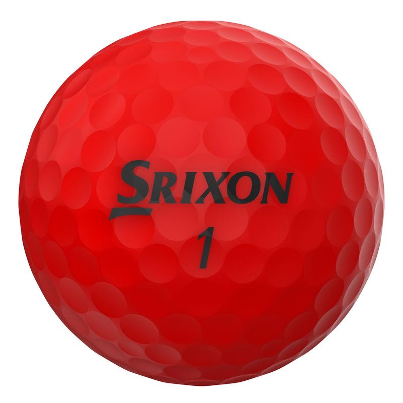 Srixon Soft Feel Brite Golf Balls - Red - main image
