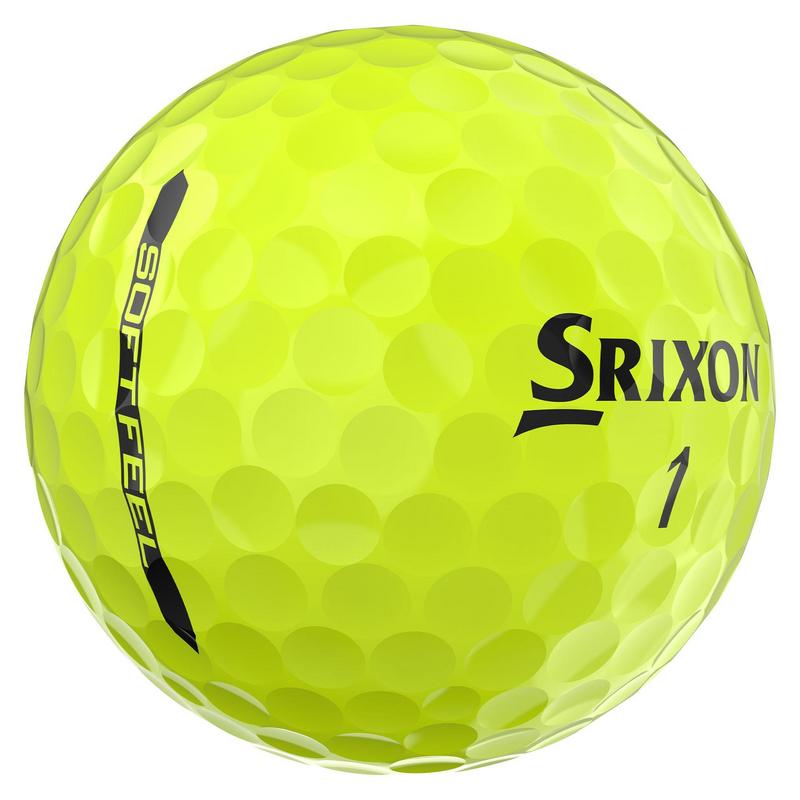 Srixon Soft Feel Golf Balls - Yellow (4 FOR 3) - main image