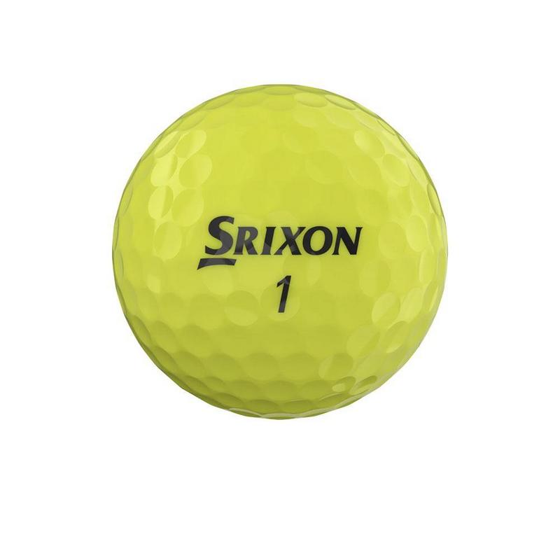 Srixon AD333 Golf Balls - Yellow 3 Dozen Personalised - main image