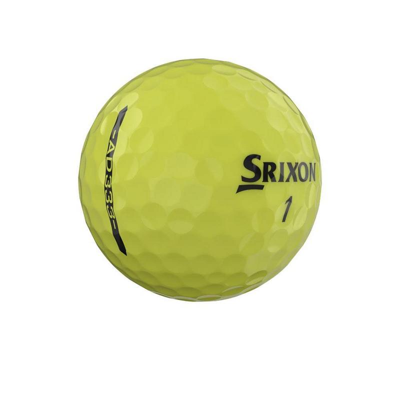Srixon AD333 Golf Balls - Yellow 3 Dozen Personalised - main image