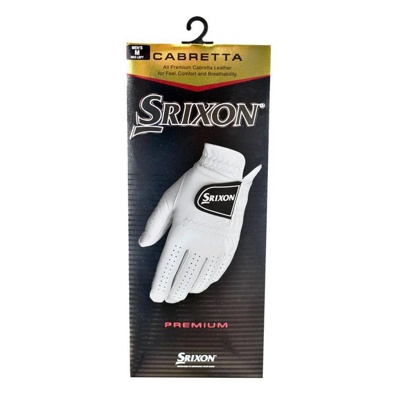 Srixon Cabretta Leather Golf Glove - White - main image