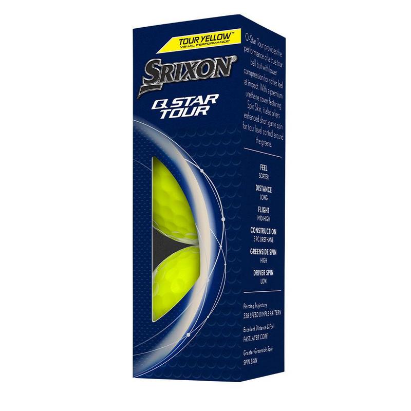 Srixon Q Star Tour Golf Balls - Yellow - main image