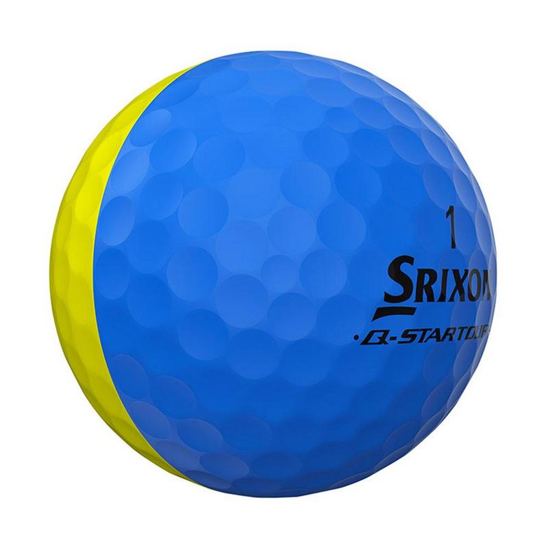 Srixon Q Star Tour Divide Golf Balls - Yellow/Blue - main image