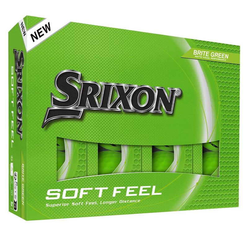 Srixon Soft Feel Brite Golf Balls - Green - main image