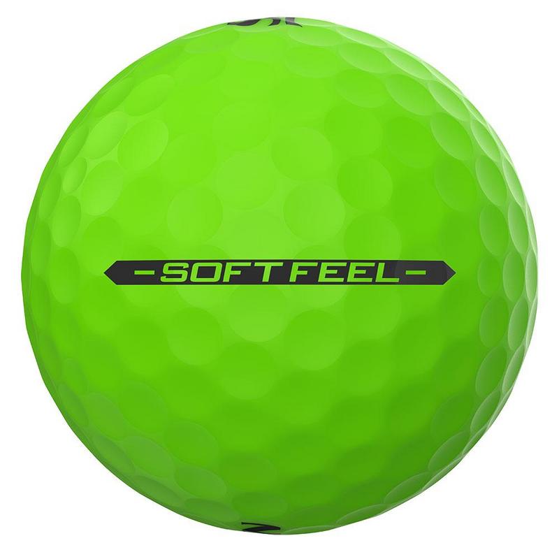Srixon Soft Feel Brite Golf Balls - Green - main image