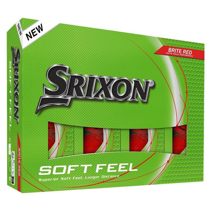 Srixon Soft Feel Brite Golf Balls Red – Best UK Price & Deals on BritGolf
