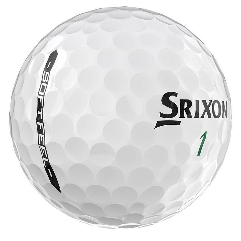 Srixon Soft Feel Golf Balls - White 3 x Dozen Personalised - main image