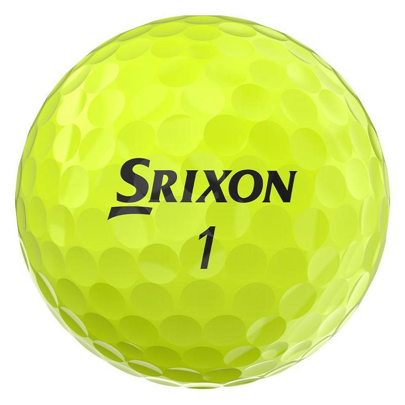 Srixon Soft Feel Golf Balls - Yellow 3 x Dozen Personalised - main image