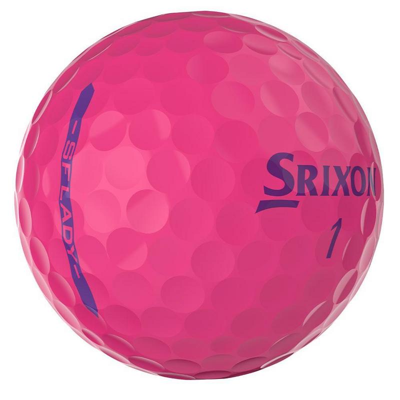Srixon Soft Feel Ladies Golf Balls - Pink 3 x Dozen Personalised - main image