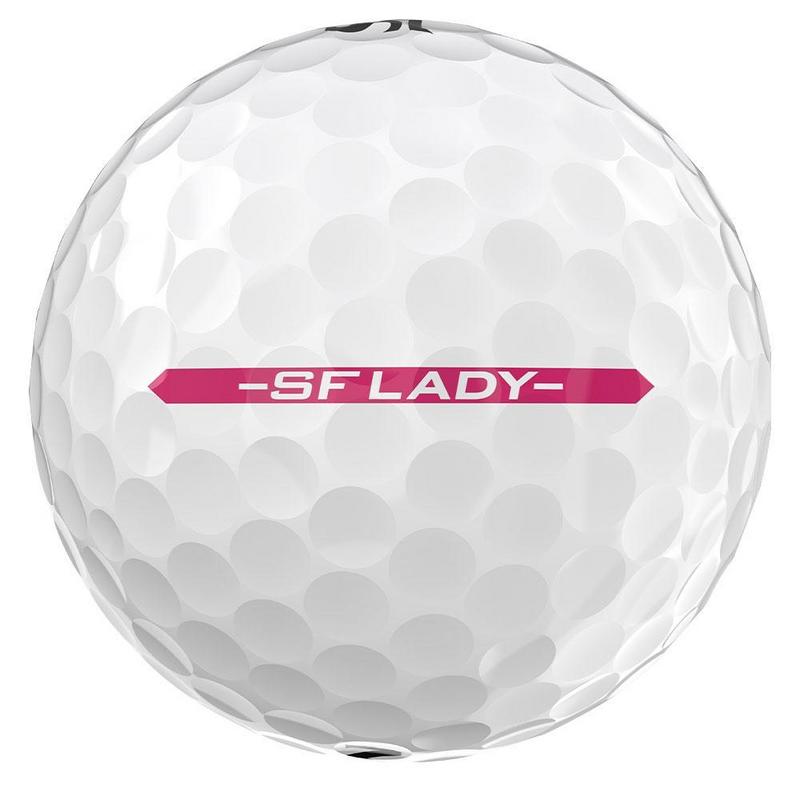 Srixon Soft Feel Ladies Golf Balls - White 3 x Dozen Personalised - main image