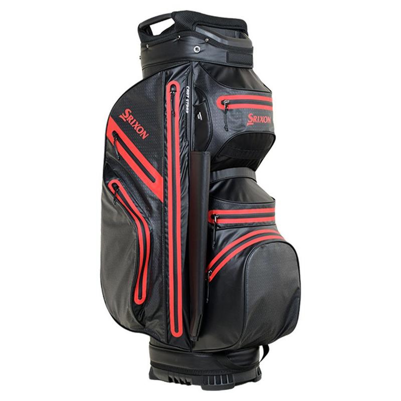 Srixon Weatherproof Golf Cart Bag - Black/Red - main image