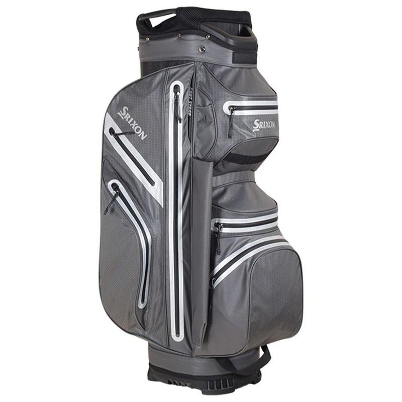 Srixon Weatherproof Golf Cart Bag - Charcoal/Silver
