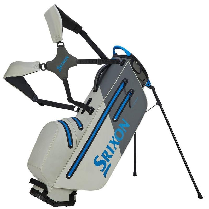 Srixon Weatherproof Golf Stand Bag - Charcoal/Grey/Blue