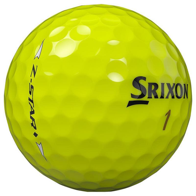 Srixon Z-Star Diamond Golf Balls - Yellow 3 x Dozen Personalised - main image