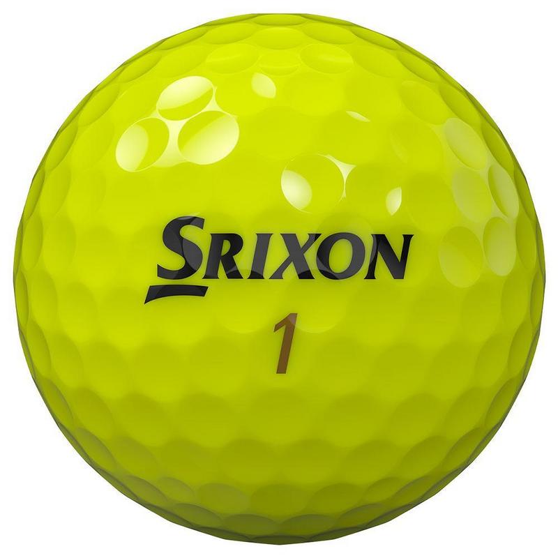 Srixon Z-Star Diamond Golf Balls - Yellow 3 x Dozen Personalised - main image