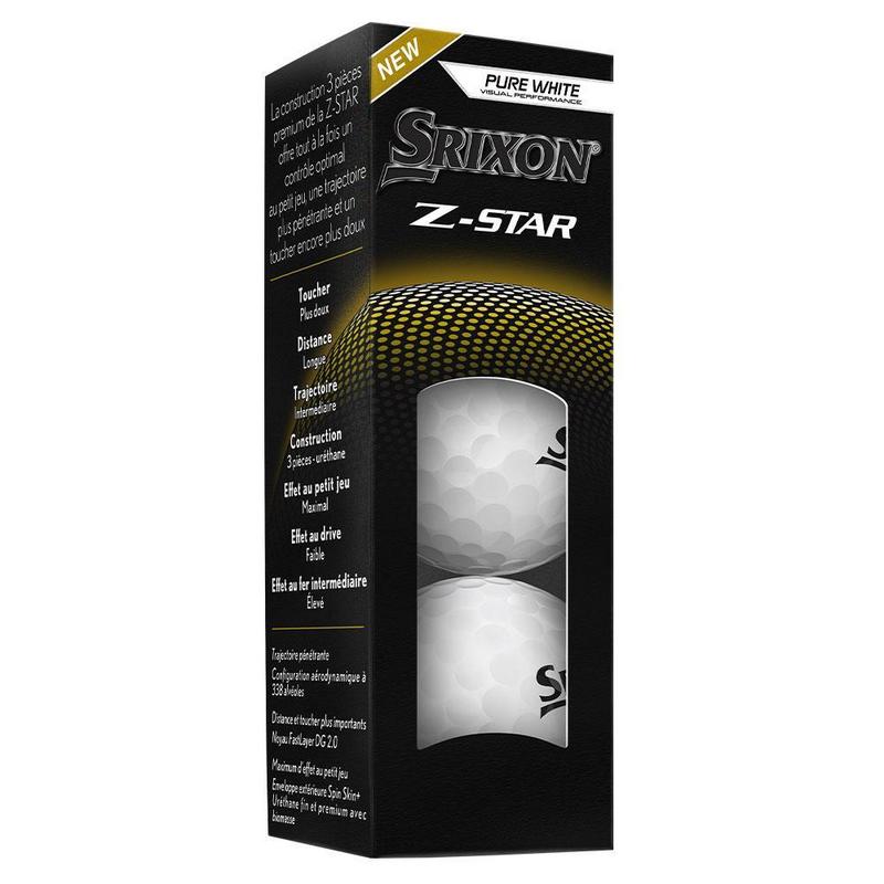 Srixon Z-Star Balls 4 For 3 Personalised - White - main image