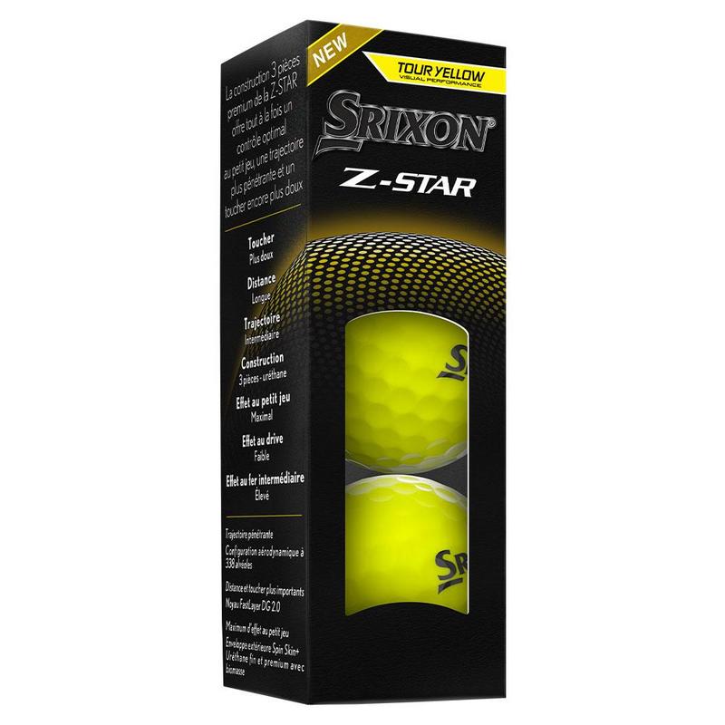 Srixon Z-Star Golf Balls - Yellow - main image