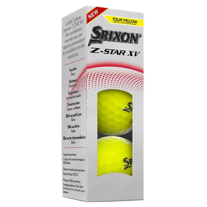 Srixon Z-Star XV Golf Balls - Yellow - main image