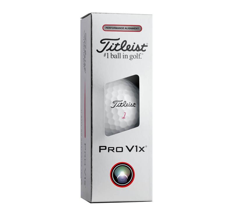 Titleist Pro V1X AIM Performance White Golf Balls - Red - main image