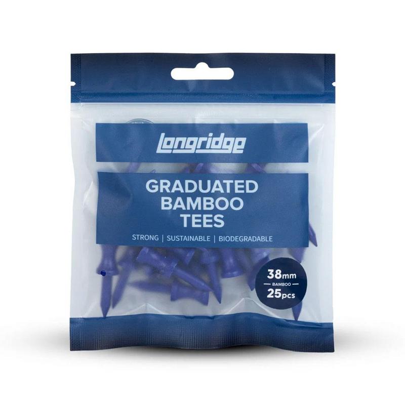 Longridge Bamboo Graduated Tees - Blue 38mm - main image