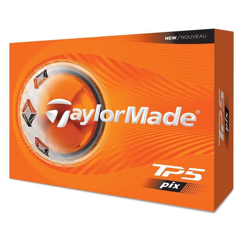 TaylorMade TP5 Pix Golf Balls - White