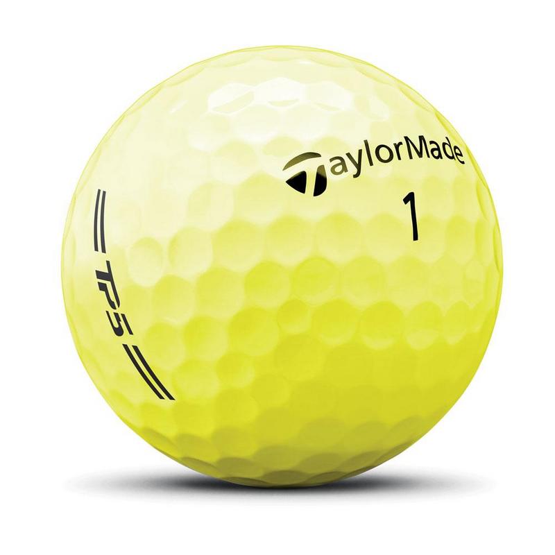 TaylorMade TP5 Golf Balls - High Vis Yellow - main image