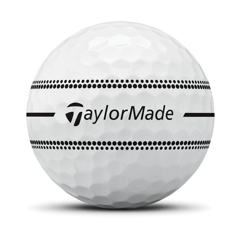 TaylorMade TP5x Stripe Golf Balls - White - main image