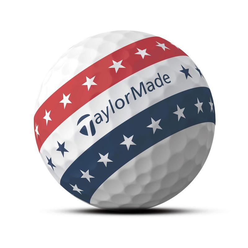 TaylorMade Tour Response Stripe Golf Balls - USA - main image