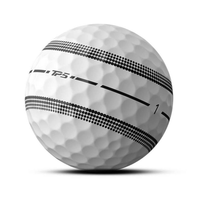 TP5 Stripe Golf Balls - White - main image