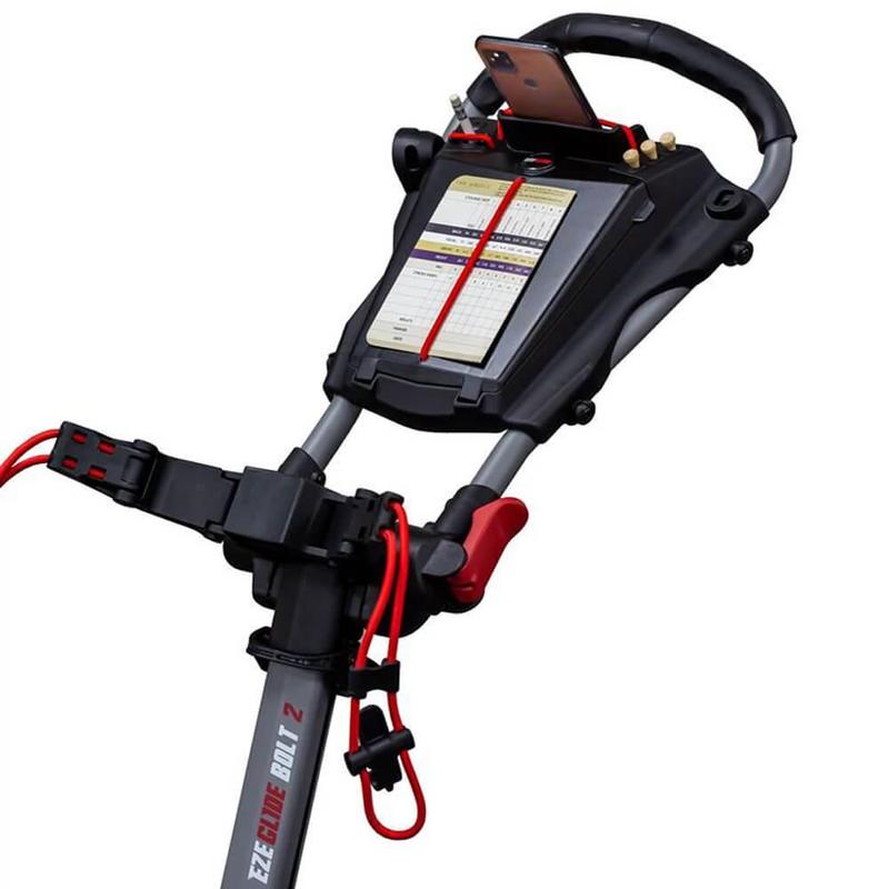 Longridge Ezeglide Bolt 2 Auto Opening Push Trolley - Grey/Red - main image