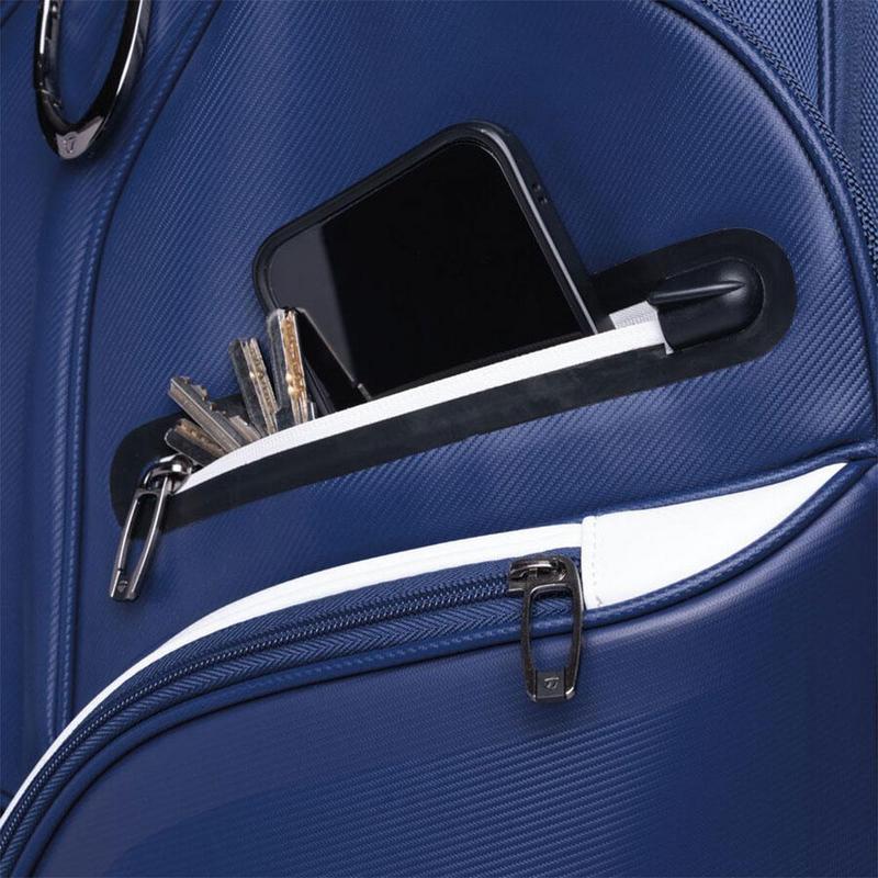 TaylorMade Deluxe Golf Cart Bag - Navy/White - main image